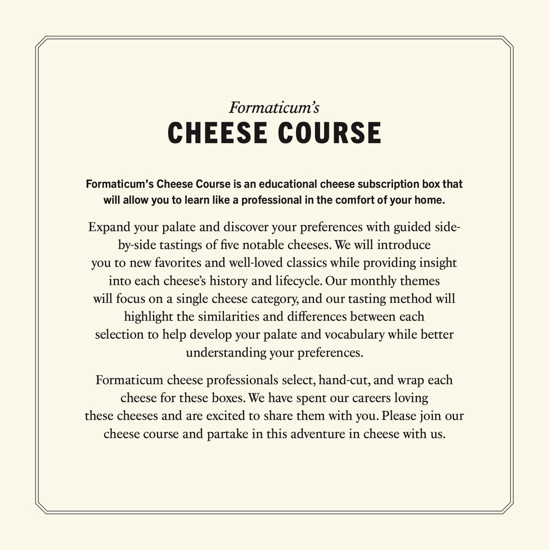 Cheese Course - Box 1 - Sheep