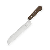 Professional 4 Knife Set - Soft Knife w/ Forklet - Walnut Handles