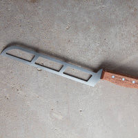 Professional Soft Cheese Knife - Walnut Handle