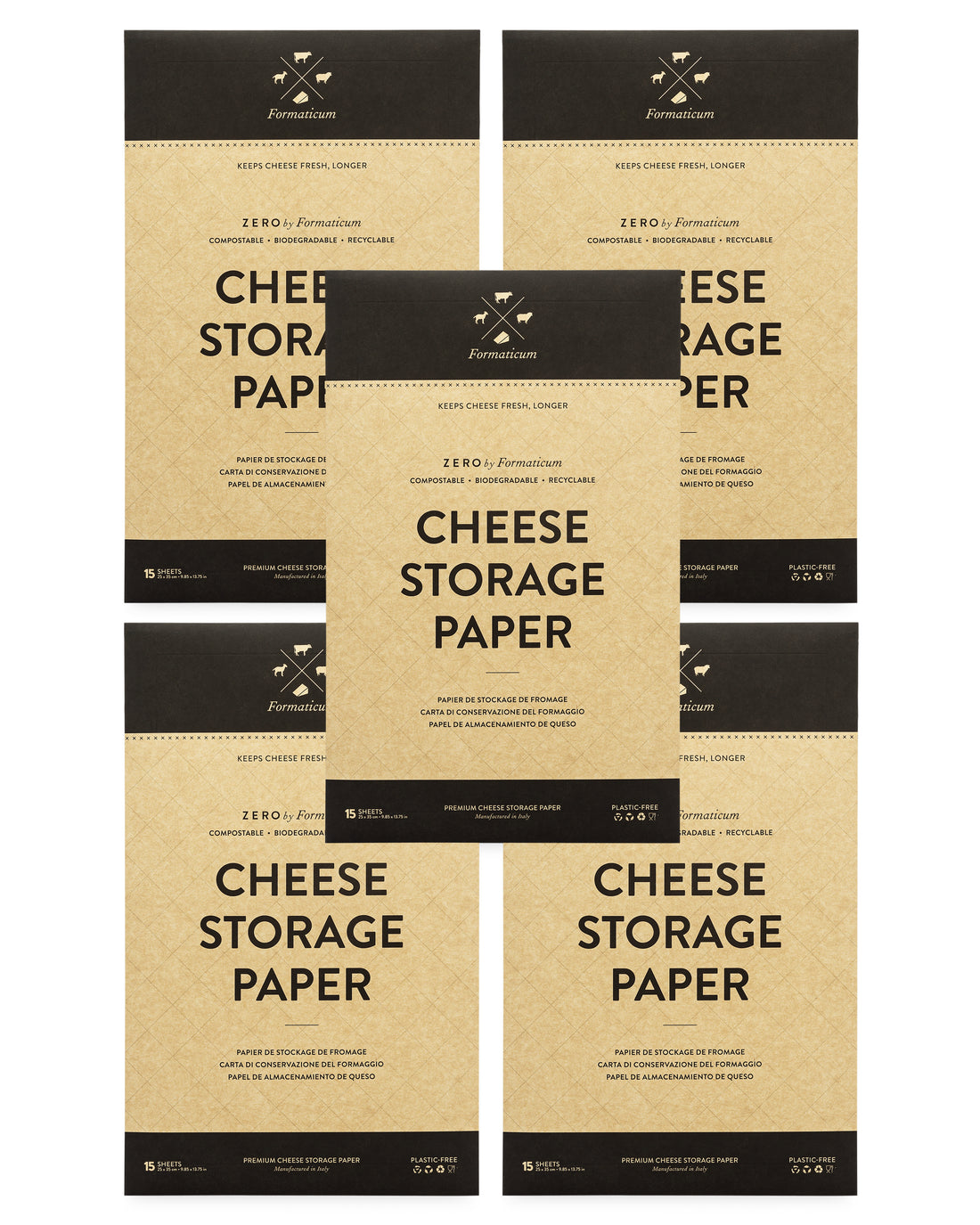 Papier de stockage zéro fromage