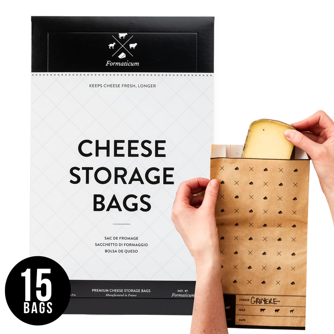 Formaticum Cheese Storage | Best Cheese Storage Bags & Cheese Paper