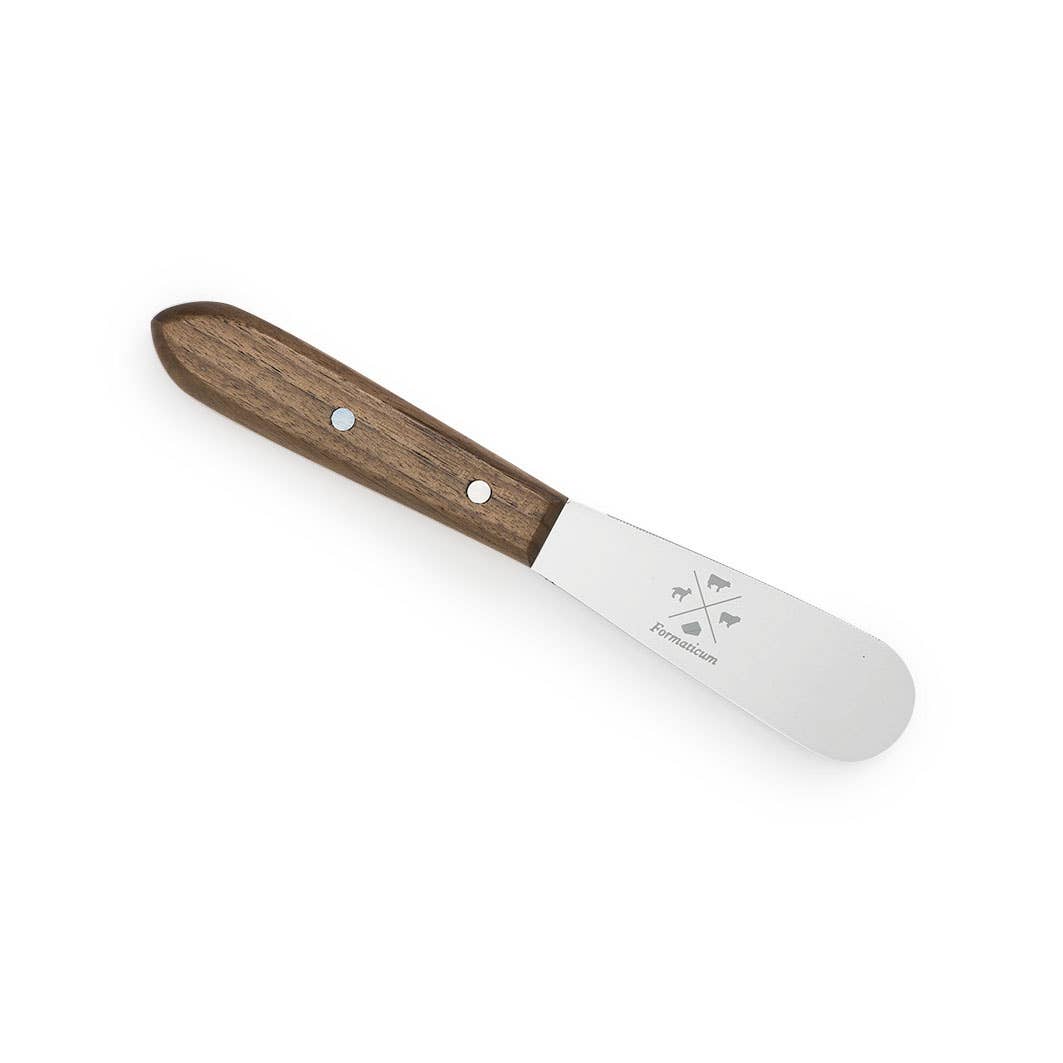 Professional 4 Knife Set - Soft Knife w/ Forklet - Walnut Handles