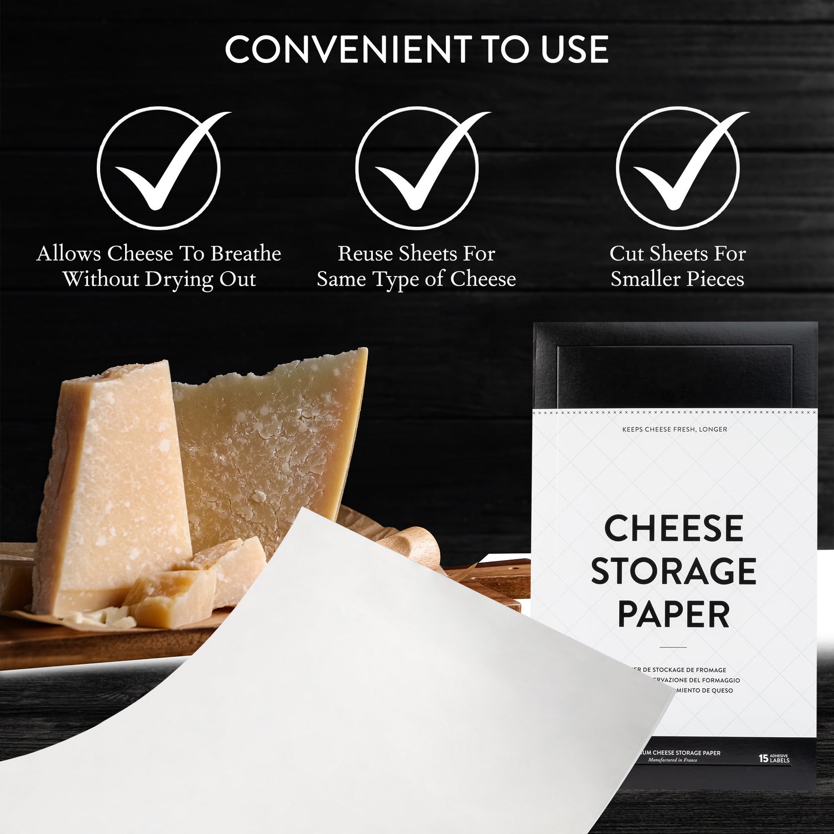 Formaticum Cheese Storage | Best Cheese Paper & Cheese Bags