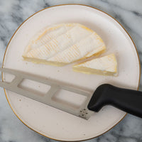 Professional Soft Cheese Knife w/ Forklet - Plastic Handle