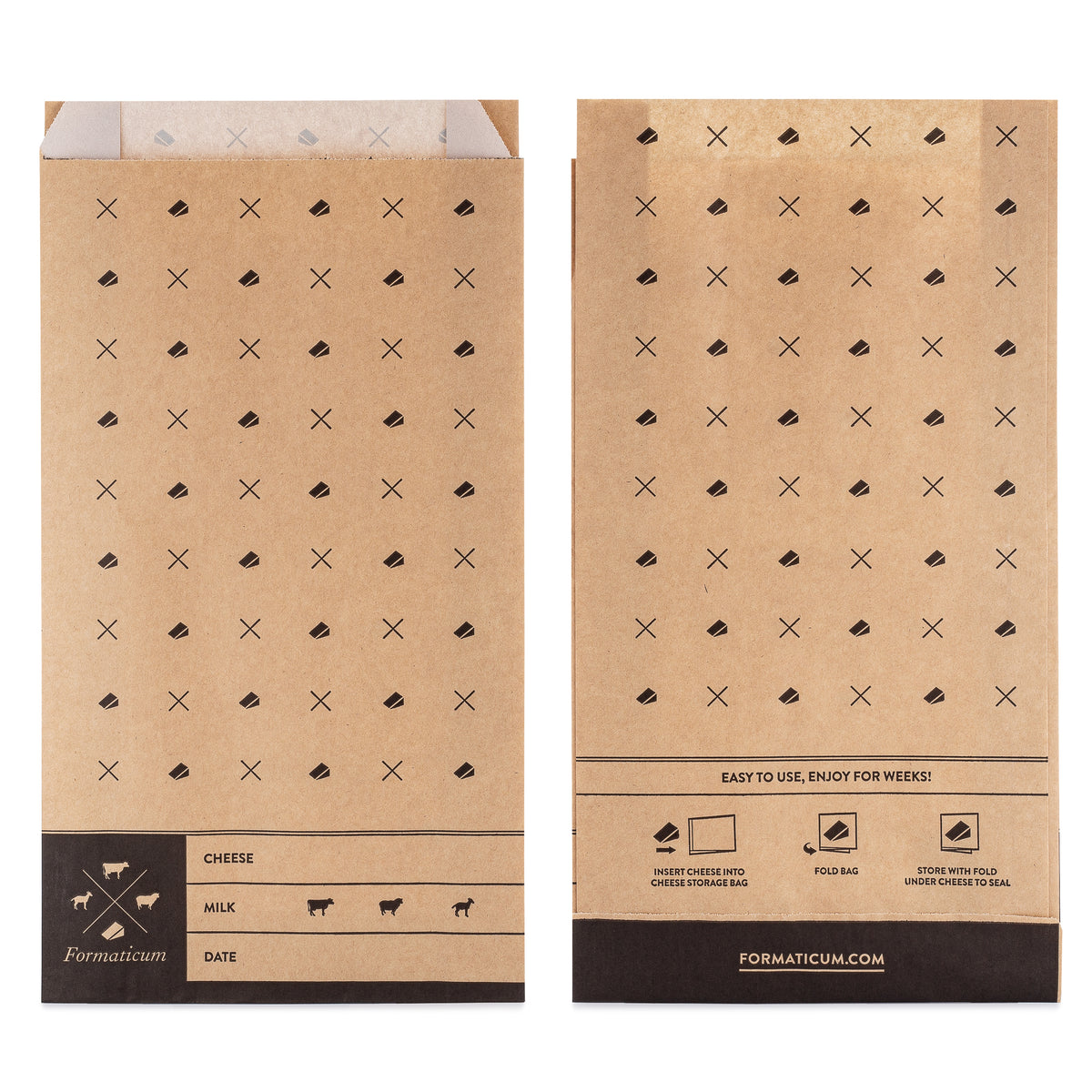 Formaticum cheese storage bags