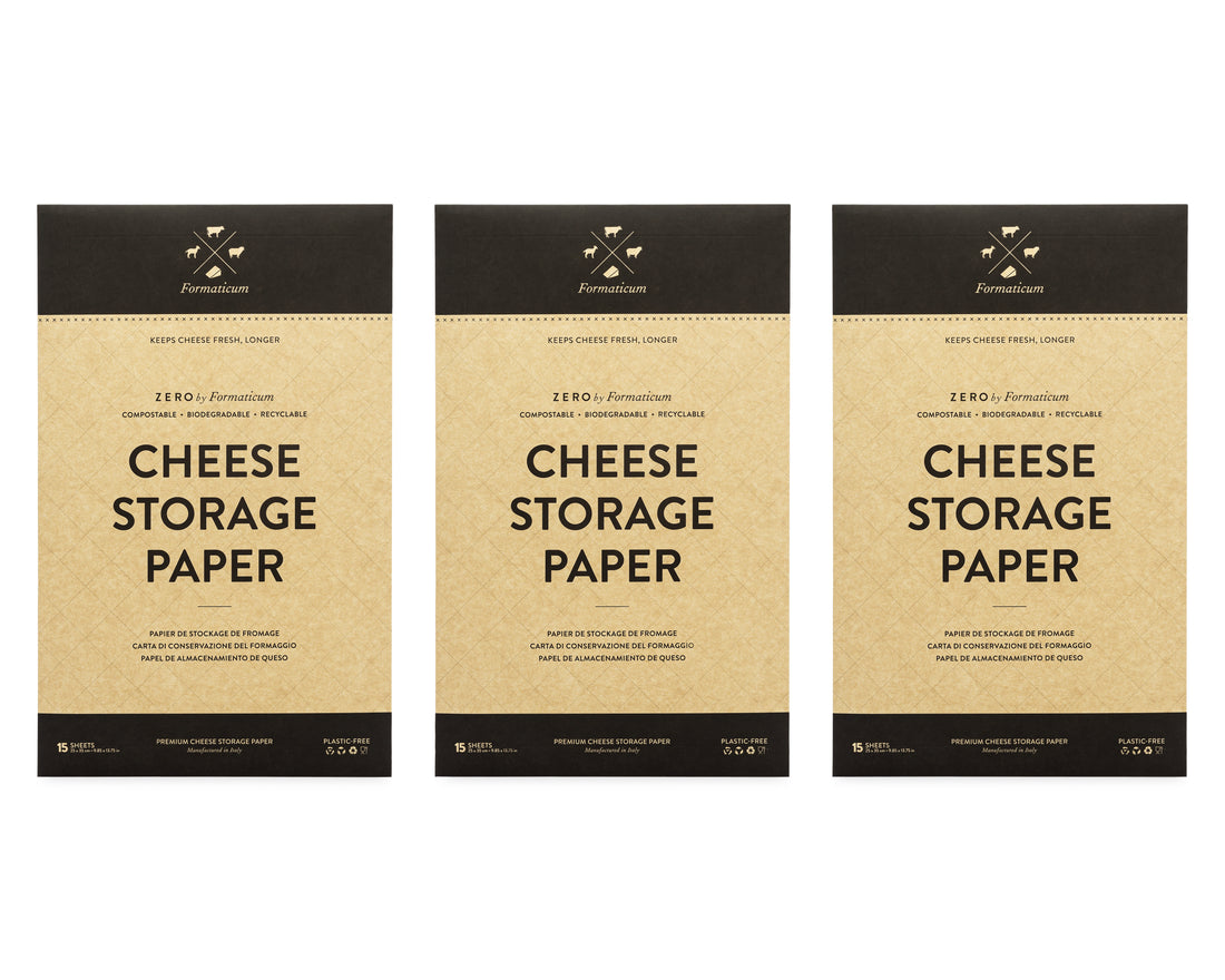  Formaticum Cheese Storage Wax Coated Paper - Porous Wax Sheets  From France - Keep Cheese or Charcuterie Fresh - Professional Grade Cheese  Paper for Wrapping Cheese - 11 x 14 (15