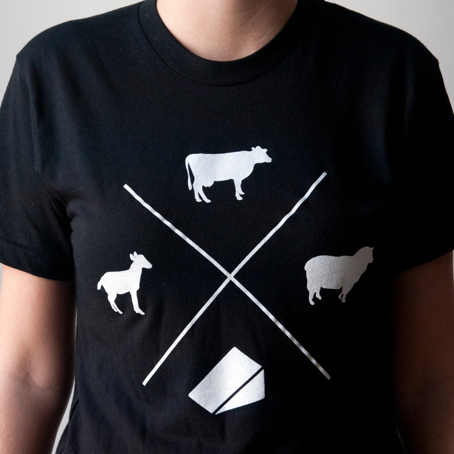 T-shirt "Mangez plus de fromage"